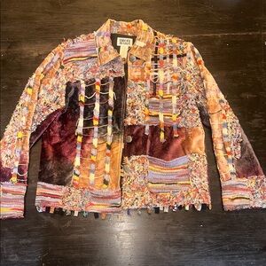 Chico's Multicolor Textured Jacket